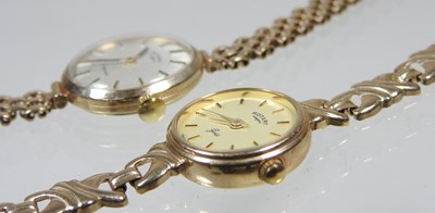 Lot 45 - A Rotary 9 carat gold cased vintage ladies...