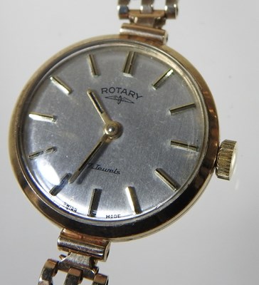 Lot 45 - A Rotary 9 carat gold cased vintage ladies...