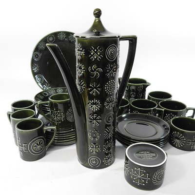 Lot 107 - A 1960's Portmeirion Totem pattern part coffee...