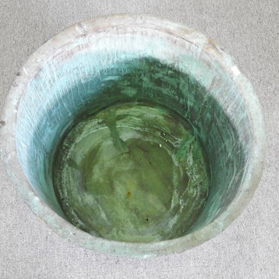 Lot 28 - A large copper, of circular shape