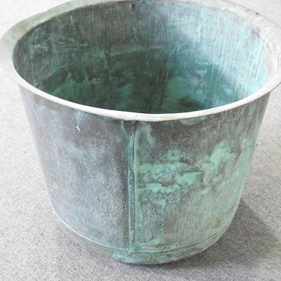 Lot 28 - A large copper, of circular shape