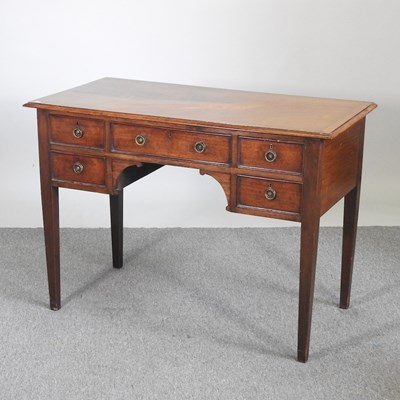 Lot 451 - An Edwardian mahogany and crossbanded writing...