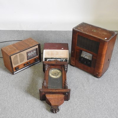 Lot 523 - A 1940's vintage radio, together with two...