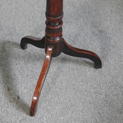 Lot 91 - A 19th century occasional table, with a tilt...