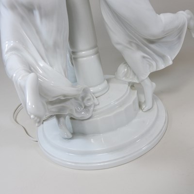 Lot 54 - A Rosenthal white glazed porcelain figural...