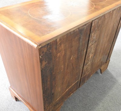 Lot 32 - A bespoke made walnut and inlaid chest, of...