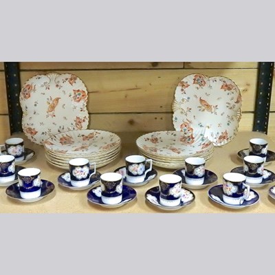 Lot 308 - A late 19th century Derby porcelain part...