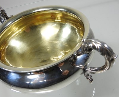 Lot 6 - A William IV silver sucrier, of circular twin...