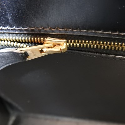 Lot 55 - An Hermes Kelly handbag, 2000, in black...