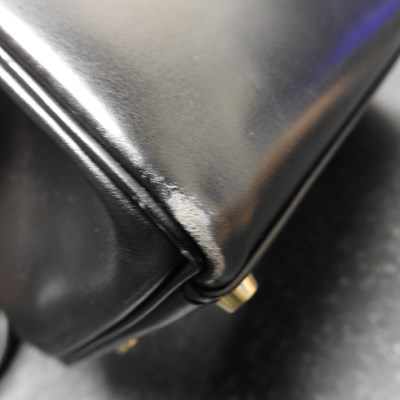 Lot 55 - An Hermes Kelly handbag, 2000, in black...
