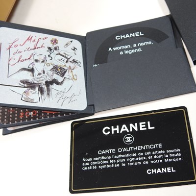 Lot 4 - A Chanel Choco Bar clutch bag, in caramel...