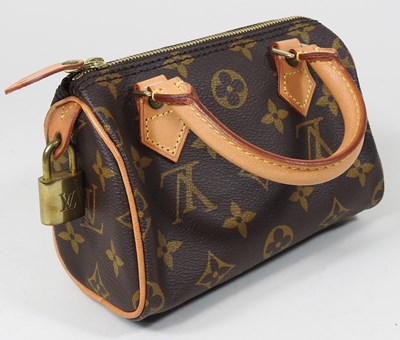 Lot 12 - A Louis Vuitton Nano Speedy handbag, in...