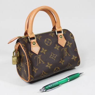 Lot 12 - A Louis Vuitton Nano Speedy handbag, in...