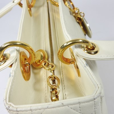 Lot 50 - A Christion Dior medium Lady Dior handbag, in...