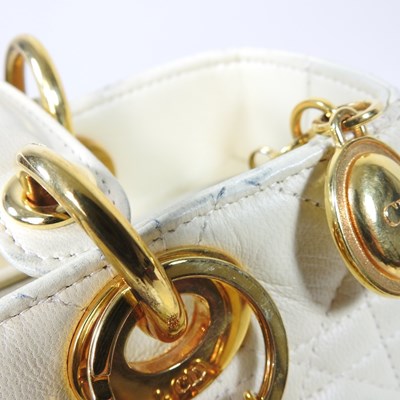 Lot 50 - A Christion Dior medium Lady Dior handbag, in...