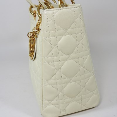 Lot 50 - A Christion Dior medium Lady Dior handbag, in...