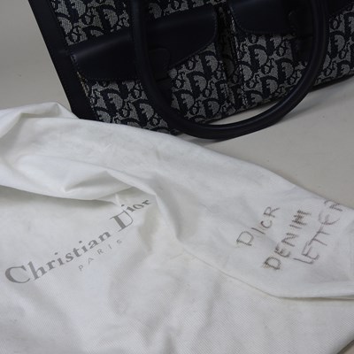 Lot 38 - A Christian Dior Trotter tote bag, in navy...