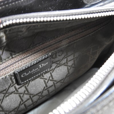Lot 28 - A Christian Dior medium Lady Dior bag, in dark...