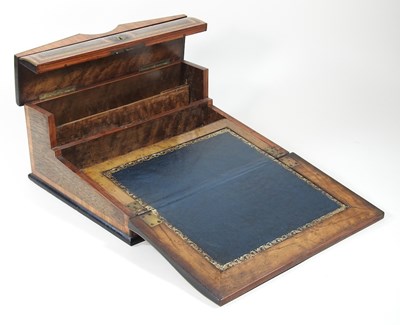 Lot 21 - A 19th century rosewood, marquetry and cut...