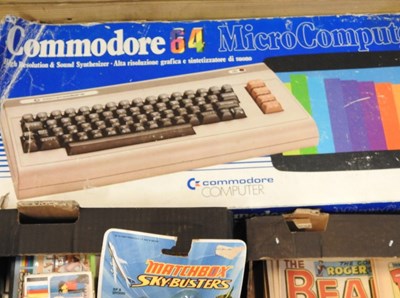 Lot 98 - A 1980's Commodore 64 computer, boxed, with...