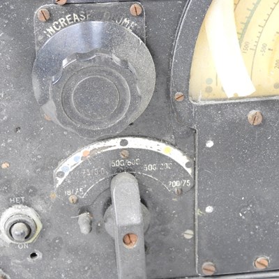 Lot 17 - A World War II era Lancaster bomber radio...