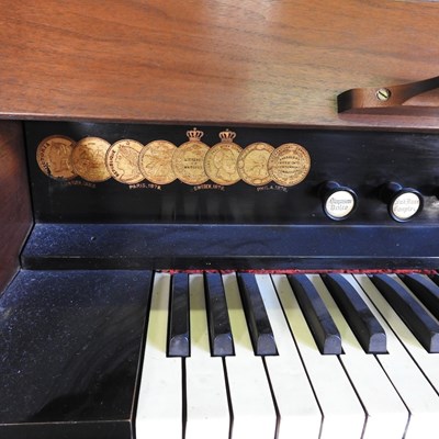 Lot 82 - A Victorian walnut cased chapel organ, by...