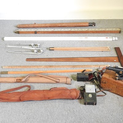 Lot 464 - A collection of mid 20th century surveyor's...