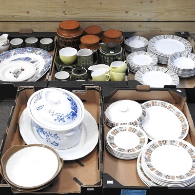 Lot 456 - A mid 20th century Palissy part dinner service,...