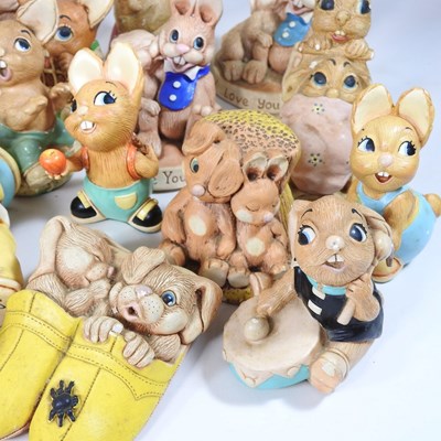 Lot 166 - A large collection of Pendelfin figures of...