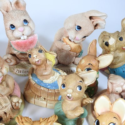 Lot 166 - A large collection of Pendelfin figures of...