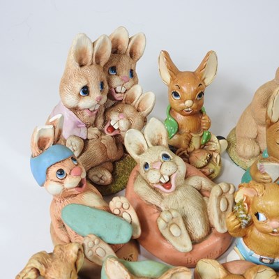 Lot 166 - A large collection of Pendelfin figures of...