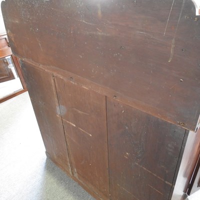 Lot 153 - A Victorian mahogany chiffonier, with a shaped...