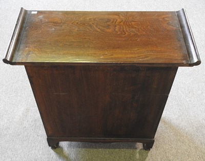 Lot 22 - A small Chinese elm cabinet, with drawers and...