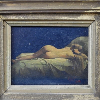 Lot 9 - French School, 19th century, a miniature...