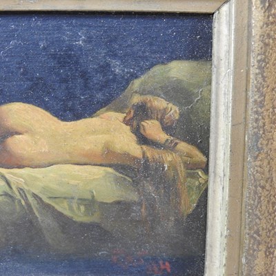 Lot 9 - French School, 19th century, a miniature...