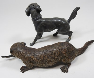 Lot 49 - An Austrian cold painted bronze model of an...