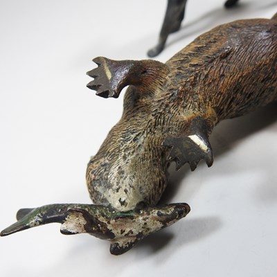 Lot 49 - An Austrian cold painted bronze model of an...