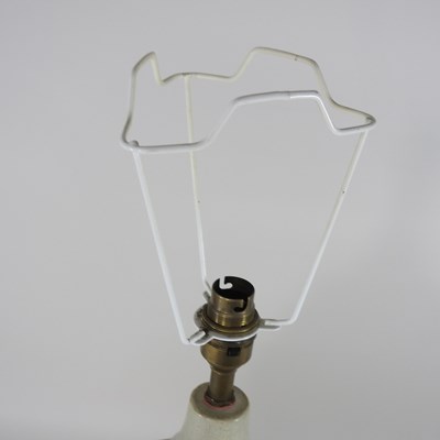 Lot 49 - A Bernard Rooke pottery table lamp base,...