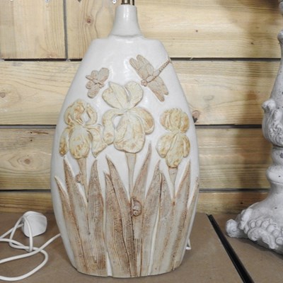 Lot 49 - A Bernard Rooke pottery table lamp base,...