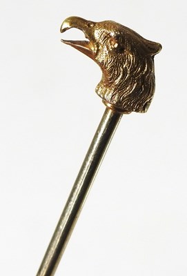 Lot 70 - A 15 carat gold mounted diamond tie pin,...