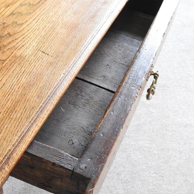 Lot 109 - An early 20th century French oak side table,...