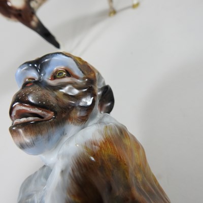 Lot 54 - A Meissen style continental porcelain model of...