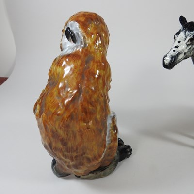 Lot 54 - A Meissen style continental porcelain model of...