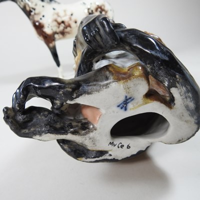 Lot 54 - A Meissen style continental porcelain model of...