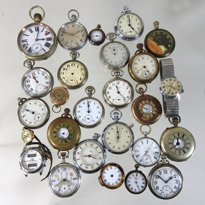 Lot 60 - A collection of pocket watches