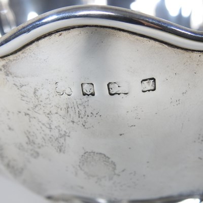 Lot 2 - A large early 20th century silver rose bowl,...