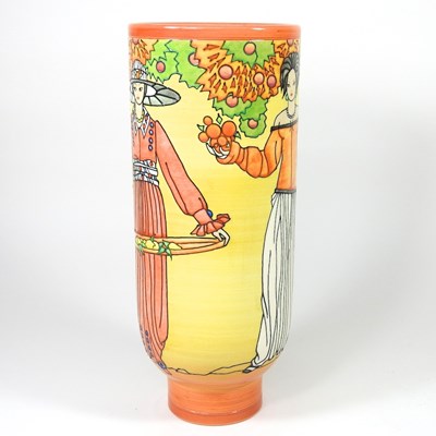 Lot 217 - A Dennis Chinaworks pottery vase, of bud shape,...