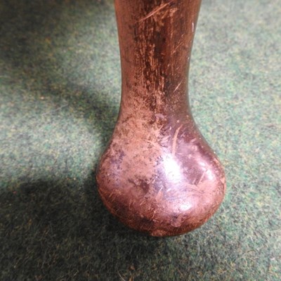 Lot 39 - A George III carved mahogany open armchair,...