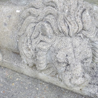 Lot 6 - A large reconstituted stone garden statue of a...