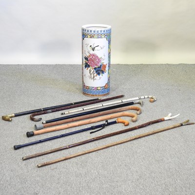 Lot 123 - A modern pottery stick stand